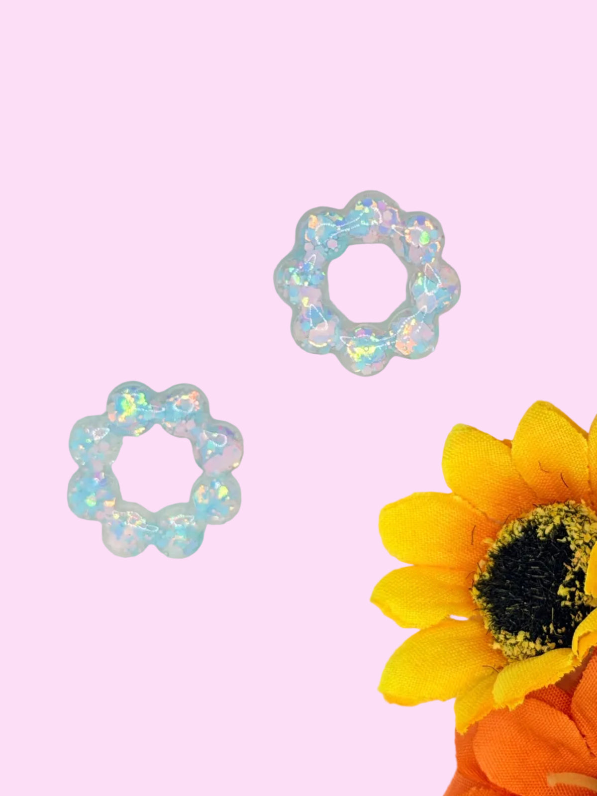 Les Bloom baby’s bleu ciel et rose pale