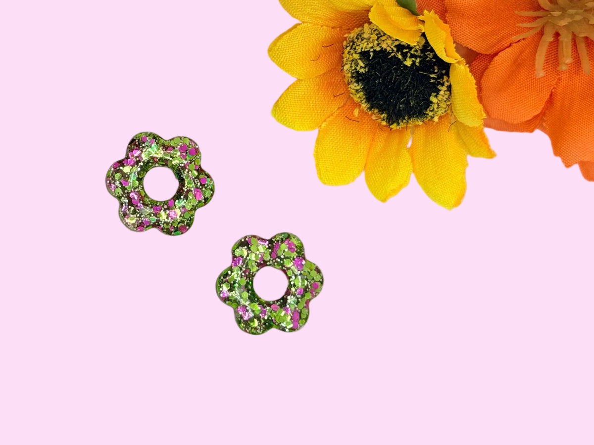 Les Bloom baby’s vert et fushia