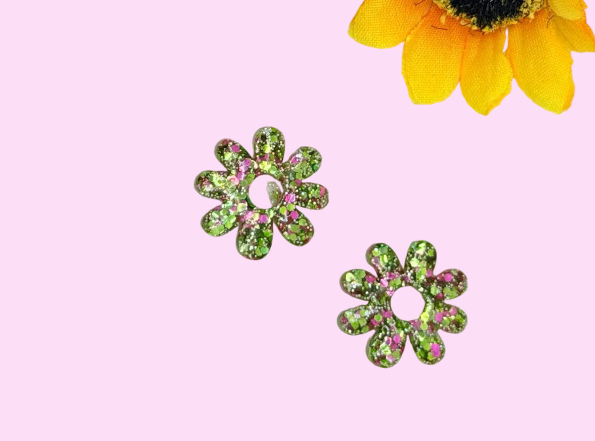 Les Bloom baby’s vert et fushia